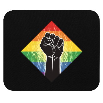 Discover LGBTQ Rights Fist Mouse Pads