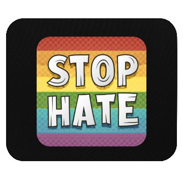 Discover LGBTQ Stop Hate Mouse Pads