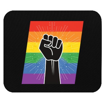 Discover LGBTQ Rights Fist Mouse Pads
