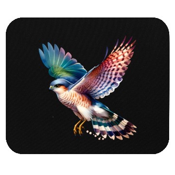 Discover Collared Sparrowhawk in Flight Mouse Pads