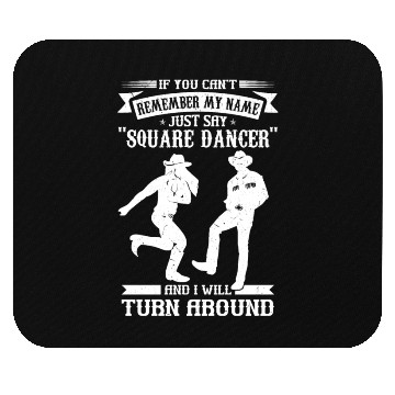 Discover Western Square Dancing Design for a Square Dancer Mouse Pads