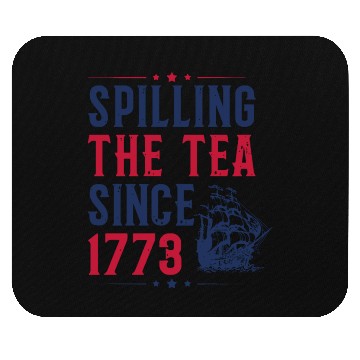 Discover Spilling The Tea Mouse Pads