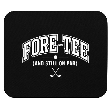 Discover Fore-Mouse Pads Golf Birthday Mouse Pads for 40th Birthday