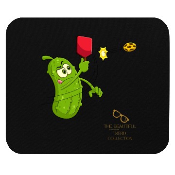 Discover Number ONE PICKLEBALL Designed by Tavia Linen Mouse Pads