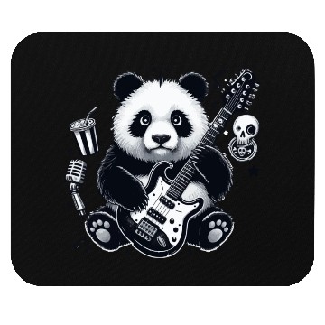Discover Panda guitar Mouse Pads