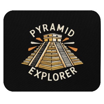 Discover Aztec Pyramid Mayan Indigenous Mexican Aztec Mouse Pads