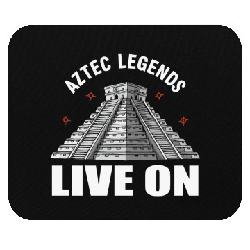 Discover Aztec Pyramid Mayan Indigenous Mexican Aztec Mouse Pads