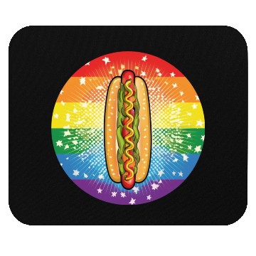 Discover LGBTQ Hot Dog Mouse Pads