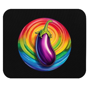 Discover LGBTQ Eggplant Mouse Pads