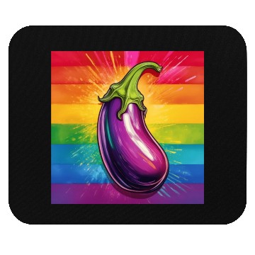 Discover LGBTQ Eggplant Mouse Pads