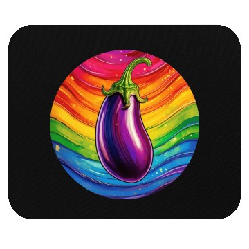 Discover LGBTQ Eggplant Mouse Pads