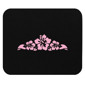Discover Hibiscus and Leaves Mouse Pads