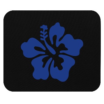 Discover Hibiscus - Blue Mouse Pads