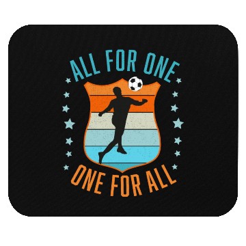 Discover Soccer Team Spirit Mouse Pads