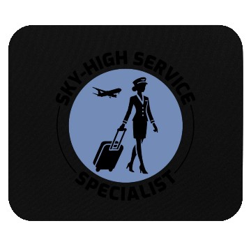 Discover Flight Attendant Aviation Cabin Crew Air Hostess Mouse Pads