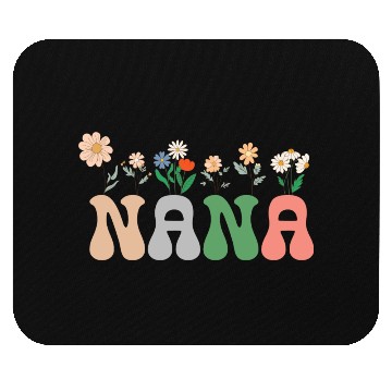 Discover Nana Wildflower Floral Design Cherry Blossom Nana Mouse Pads