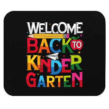 Discover Welcome Back To Kindergarten Mouse Pads Funny Teachers