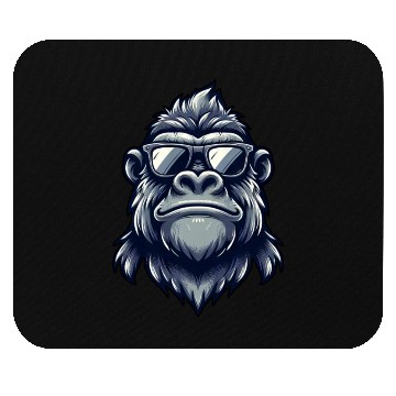 Discover Cool Gorilla Sunglasses Monkey Mouse Pads