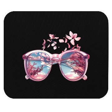 Discover Blossom Reflection Mouse Pads