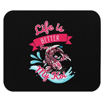 Discover Koi fish swim gracefully Mouse Pads