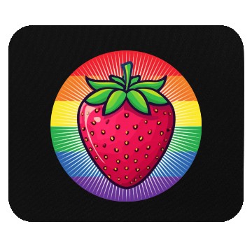 Discover LGBTQ Strawberry Mouse Pads