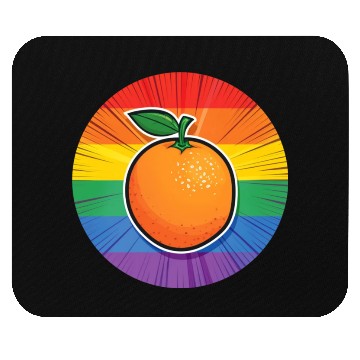 Discover LGBTQ Orange Mouse Pads