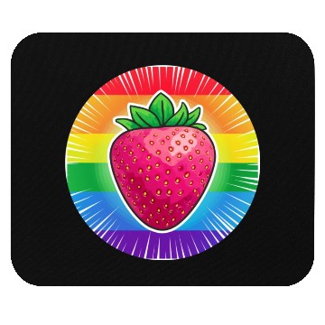 Discover LGBTQ Strawberry Mouse Pads