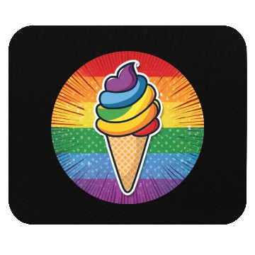 Discover LGBTQ Ice Cream Mouse Pads