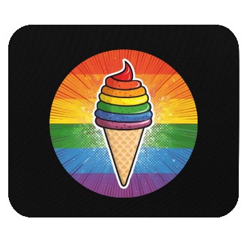 Discover LGBTQ Ice Cream Mouse Pads