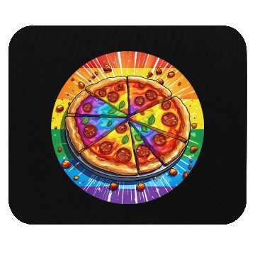 Discover LGBTQ Pizza Mouse Pads