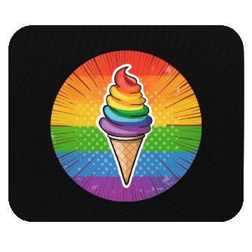 Discover LGBTQ Ice Cream Mouse Pads