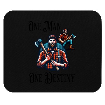 Discover Lumberjack Destiny Funny Man Axe Mouse Pads