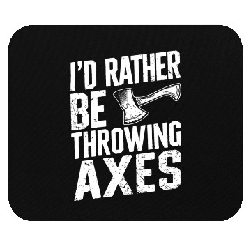 Discover Axe Throwing Enthusiasts Championship Precision Mouse Pads
