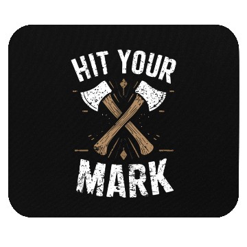 Discover Axe Throwing Enthusiasts Championship Precision Mouse Pads