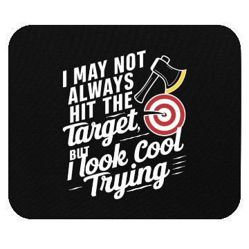 Discover Axe Throwing Enthusiasts Championship Precision Mouse Pads