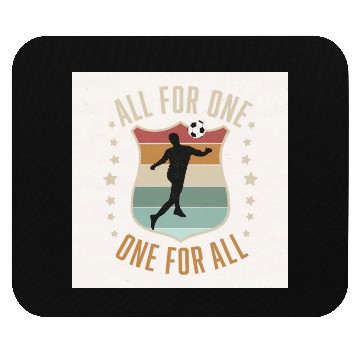 Discover Soccer Team Spirit Mouse Pads