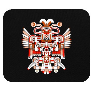 Discover Aztec God Ancient Mythology Chalchiuhtotolin Mouse Pads