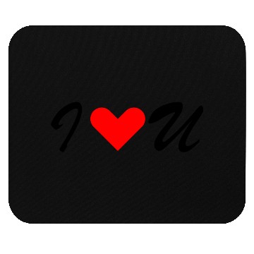 Discover I Love You Mouse Pads
