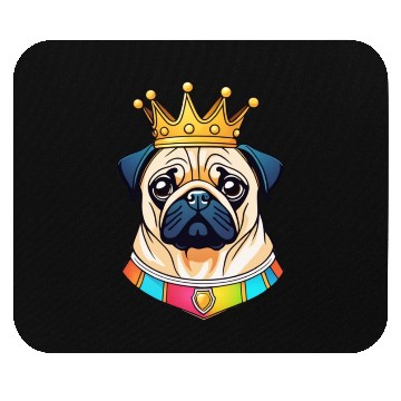 Discover "The crowned ones" - Pug Mouse Pads