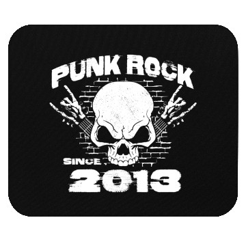 Discover Punk Rock Since 2013 - Skull Rock Hands 11th Mouse Pads