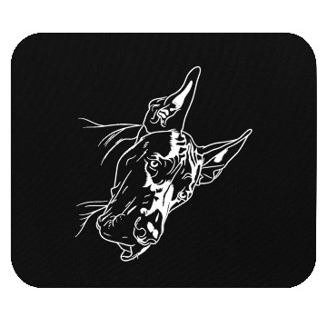 Discover Great Dane Line Art Cute and Funny Great Dane Face Mouse Pads