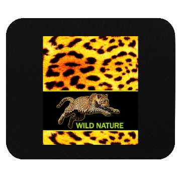 Discover WILD NATURE - LEOPARD design collection Mouse Pads