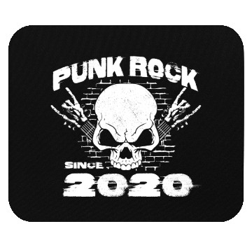 Discover Punk Rock Since 2020 - Skull Rock Hands 4th Mouse Pads