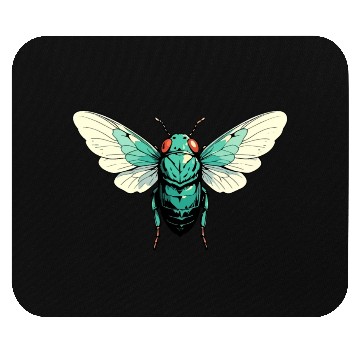 Discover Cicada Insect Animal Lover Funny Design Mouse Pads