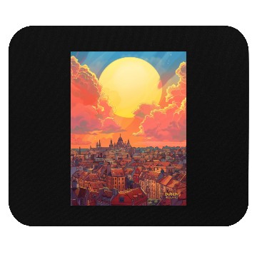Discover Sunset in Dublin Ireland Mouse Pads