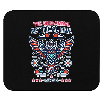 Discover supernatural mystical owl Mouse Pads