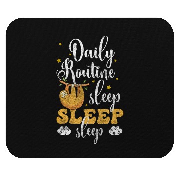 Discover Sleepyhead Dream Grumpy In The Morning Sloth Mouse Pads