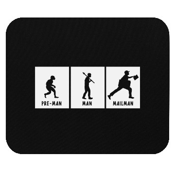 Discover Humor Joke Hilarious about Postman Evolution Of Ma Mouse Pads
