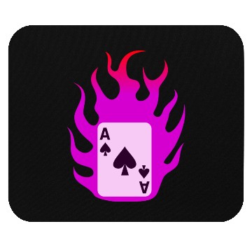 Discover Flaming Card - X-men Mouse Pads