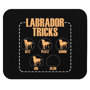 Discover LABRADOR TRICKS Funny Labrador Retriever Dog Mouse Pads